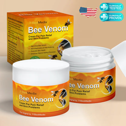Bee Venom Cream for Pain Relief and Skin Problems (3.5 Fl. Oz.)