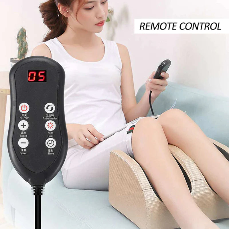 Indulge in Ultimate Relaxation with the Electric Foot Massager - Shiatsu Heating Therapy for Pain Relief and Muscle Relaxation