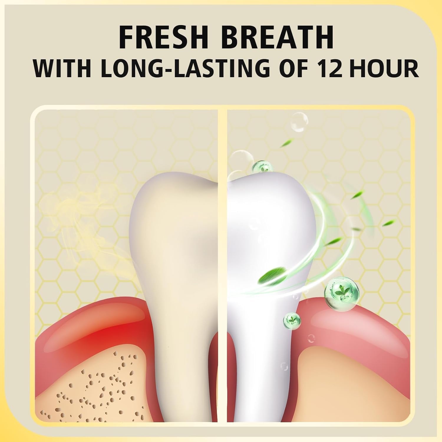 Transform Your Oral Care Routine with Bee Wasp Venom Multi-Peptides Toothpaste - Effective Treatment for Bleeding Gums, Gingivitis, and Sensitive Teeth - 3.7 OZ