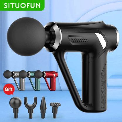 SITUOFUN Professional Deep Tissue Massage Gun with 32 Levels for Neck, Back, and Body Muscle Relief and Relaxation
