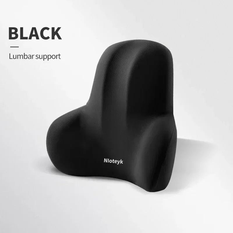 Car Neck Cushion Memory Foam Car Lumbar Support for Car Supplies Universal Neck Pillow Waist Cushion Car Seat Car Assesories