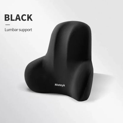 Car Neck Cushion Memory Foam Car Lumbar Support for Car Supplies Universal Neck Pillow Waist Cushion Car Seat Car Assesories