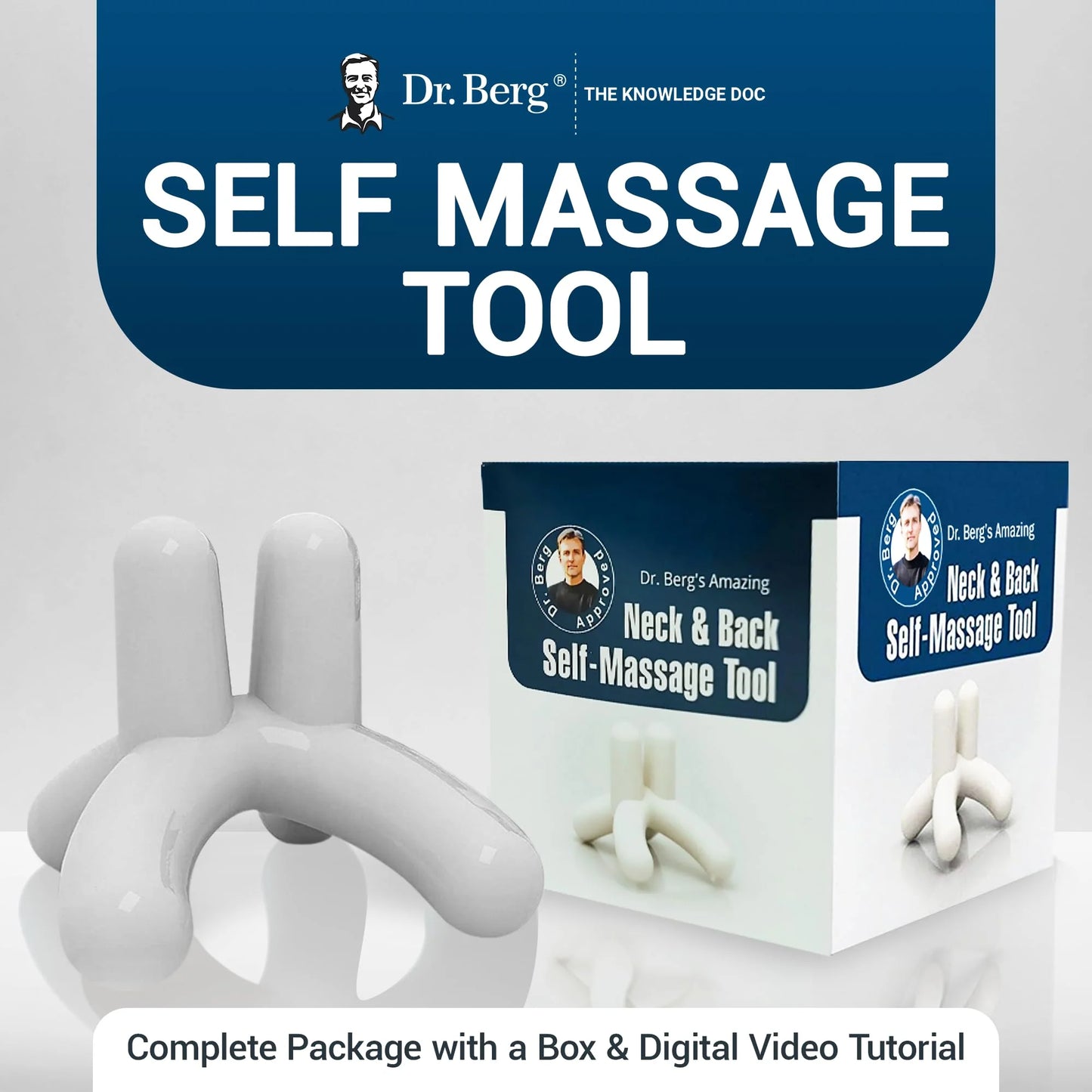 ’S Self-Massage Tool - Handheld Neck and Lower Back Massager