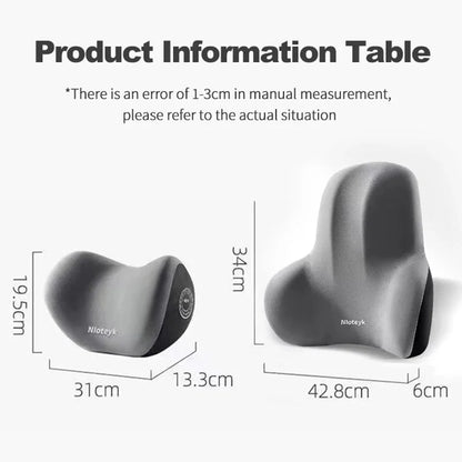 Car Neck Cushion Memory Foam Car Lumbar Support for Car Supplies Universal Neck Pillow Waist Cushion Car Seat Car Assesories