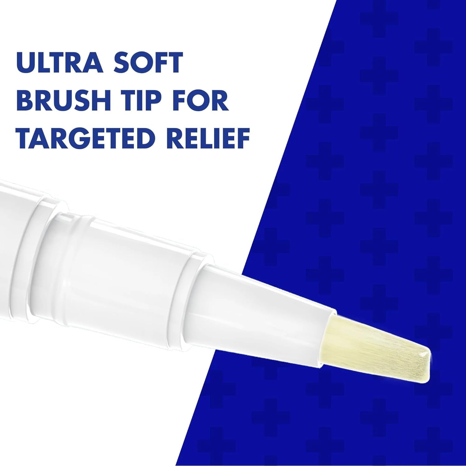 Soft Brush Tooth & Mouth Pain Gel, Professional Strength, 0.07 Ounce, Dual Relief Formula for Toothaches, Gum & Other Mouth Pain, Easy to Use Pen Applicator, Fast-Acting Pain Relief