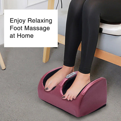 Indulge in Ultimate Relaxation with the Electric Foot Massager - Shiatsu Heating Therapy for Pain Relief and Muscle Relaxation
