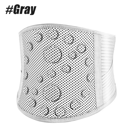 Self-Heating Lumbar Pain Relief Magnet Belt,Thermal Magnetic Therapy Tourmaline Lower Back Waist Support Belt for Pain Relief