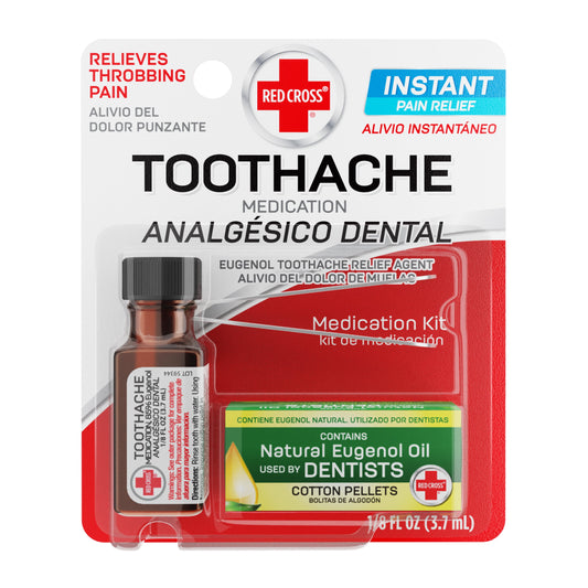 Toothache Medicine Kit, Instant Pain Relief of Throbbing Toothache, 1/8 (.125) Fl Oz