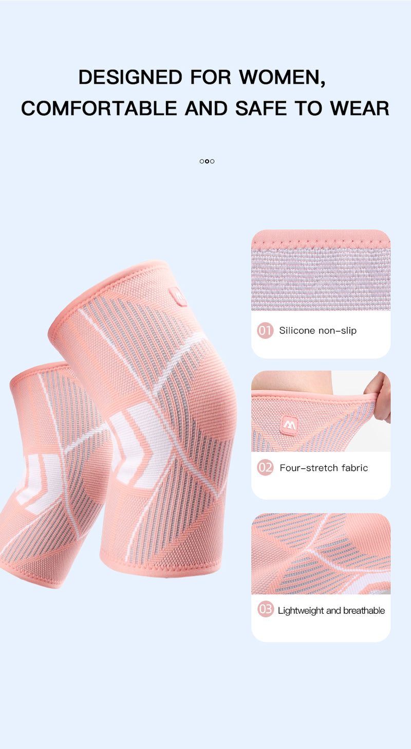 Knee Braces for Knee Pain in Women and Men, Knee Compression Sleeves for Joint Pain Relief, Arthritis, Injury Recovery, Meniscus Tear, Knee Pain