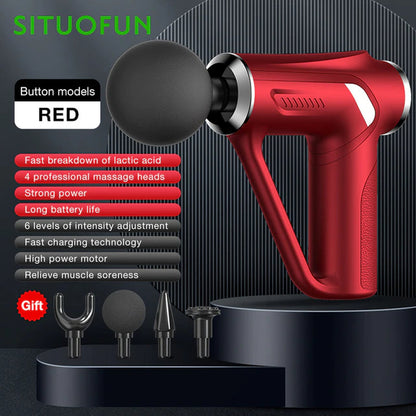 SITUOFUN Professional Deep Tissue Massage Gun with 32 Levels for Neck, Back, and Body Muscle Relief and Relaxation