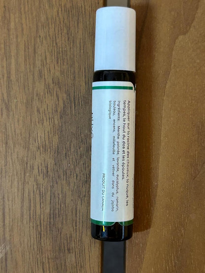 Migraine Relief Roll-On, Made with Peppermint, Lavender, Eucalyptus, & Other Aromatherapy Essential Oils, for Headaches, Body Pain, and Sore Muscles
