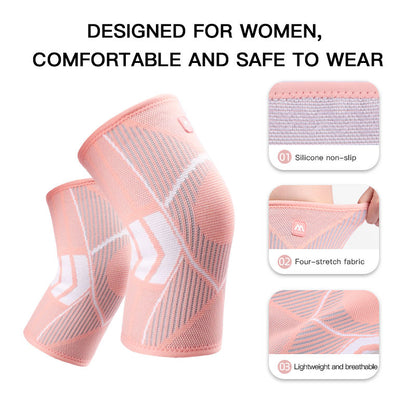 Knee Braces for Knee Pain in Women and Men, Knee Compression Sleeves for Joint Pain Relief, Arthritis, Injury Recovery, Meniscus Tear, Knee Pain