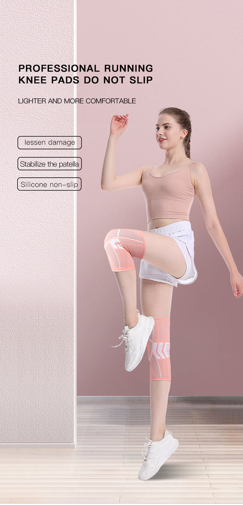 Knee Braces for Knee Pain in Women and Men, Knee Compression Sleeves for Joint Pain Relief, Arthritis, Injury Recovery, Meniscus Tear, Knee Pain